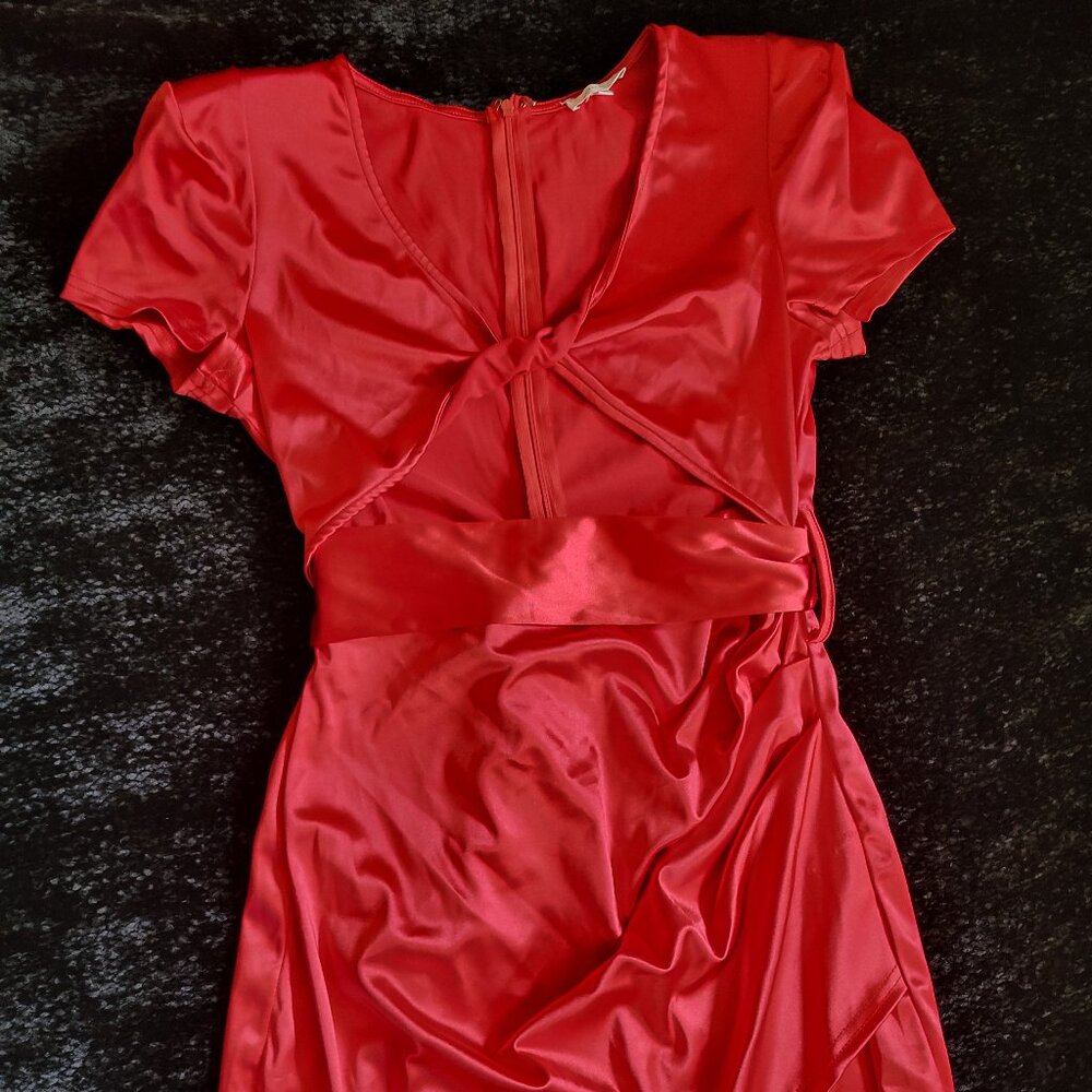Red dress